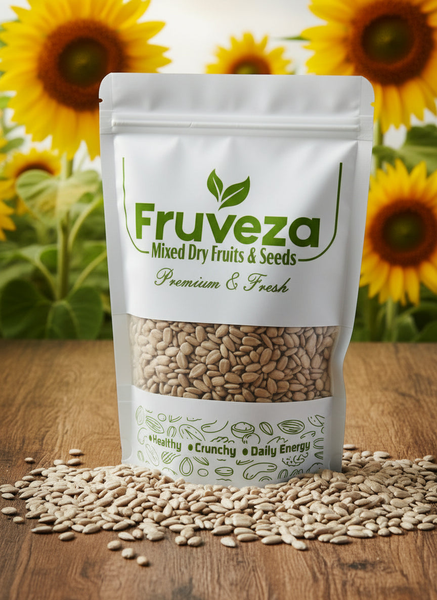 Fruveza Premium Sunflower Seeds (Without Shells ) , Nutritious & Ready to Eat