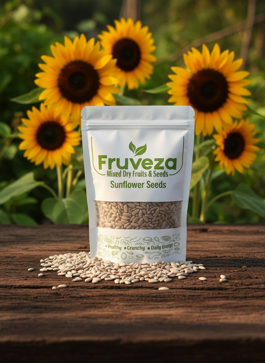 Fruveza Premium Sunflower Seeds (Without Shells ) , Nutritious & Ready to Eat