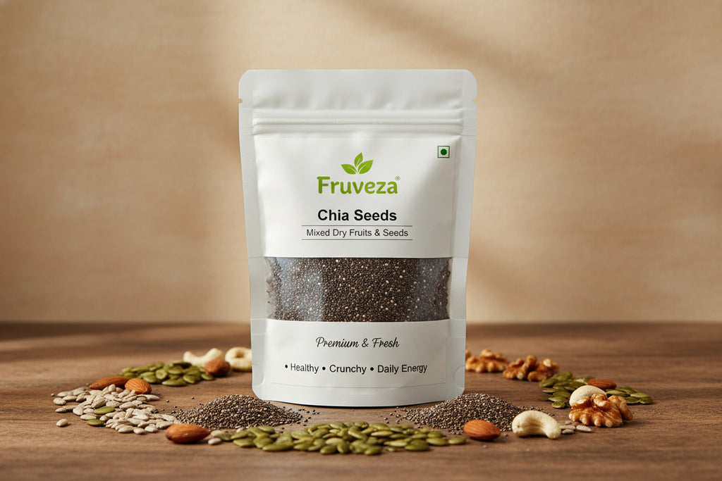 Fruveza Premium Chia Seeds – Energy Booster & Fiber-Rich Superfood